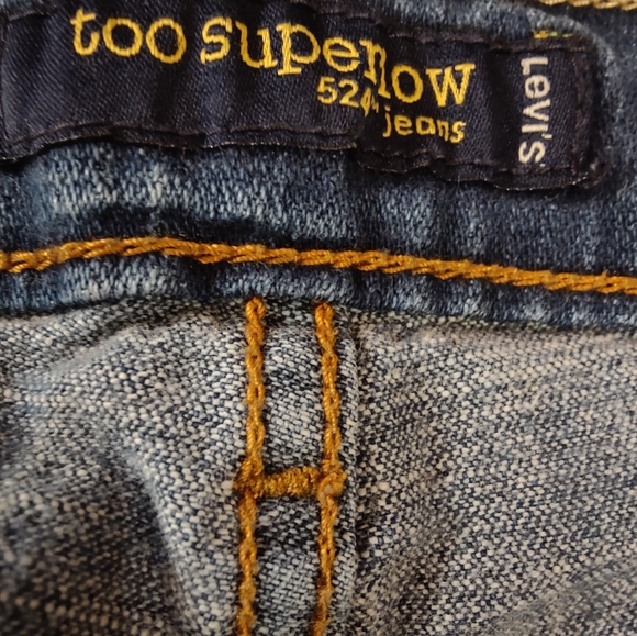 Y2K Levi's Too Superlow 524 Jeans - Picture 7 of 9